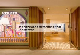 同伴关系对儿童发展的影响,同伴关系对儿童发展的影响研究