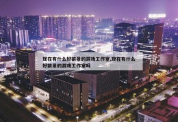 现在有什么好前景的游戏工作室,现在有什么好前景的游戏工作室吗